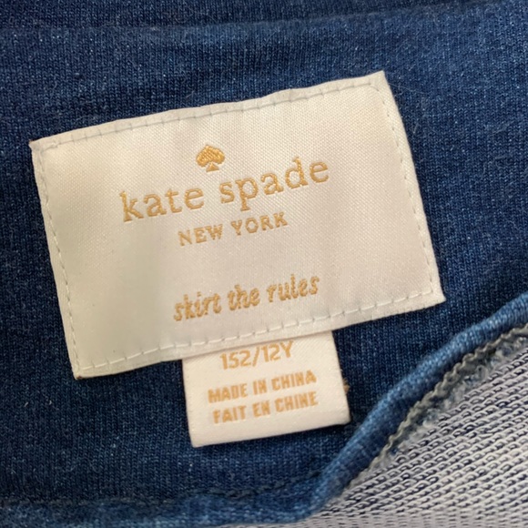 KATE SPADE Youth Indigo Knit Moto Jacket - Picture 5 of 8